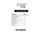 HYUNDAI HN4848/M Instrukcja Serwisowa